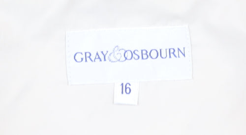 Gray & Osbourn Beige Hooded Women's Parka Size 16