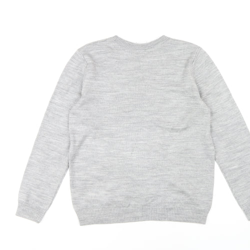 Disney Women's Grey Minnie Mouse Jumper Pullover Size 12