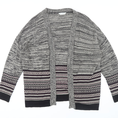 Miss Selfridge Women's Grey Size 14 Cardigan