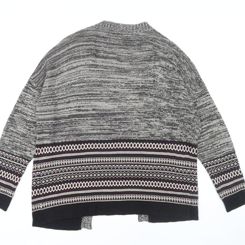 Miss Selfridge Women's Grey Size 14 Cardigan