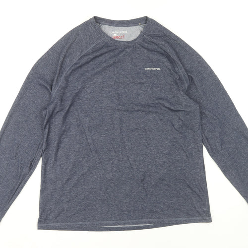 Craghoppers Men’s Grey Long Sleeve T-Shirt Size L