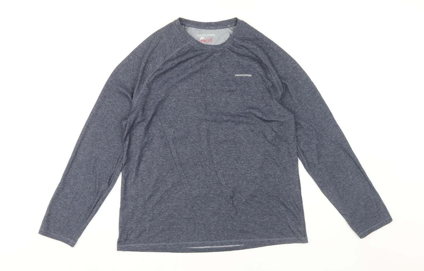 Craghoppers Men’s Grey Long Sleeve T-Shirt Size L