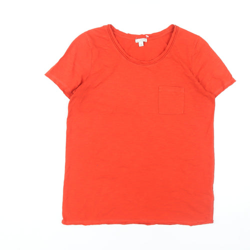 Gap Women's Red Scoop Neck T-Shirt - Size M