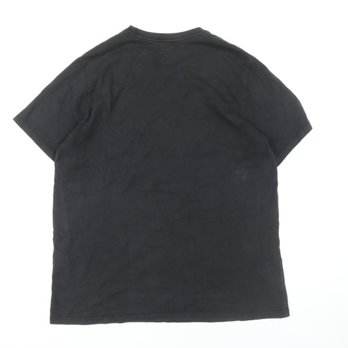 Levi's Men's Black Cotton T-Shirt L