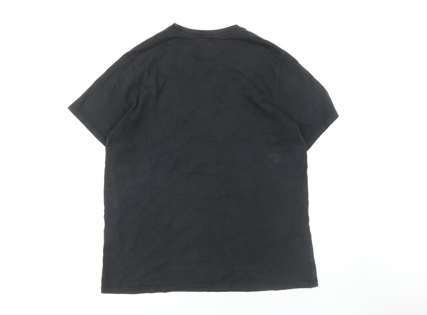 Levi's Men's Black Cotton T-Shirt L