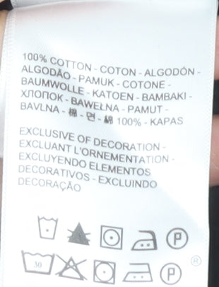 Levi's Men's Black Cotton T-Shirt L