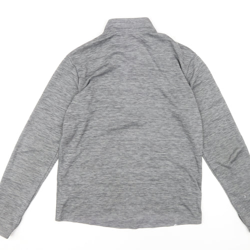 Nike Men's Grey Long Sleeve Running Pullover