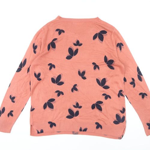 Marks & Spencer Women’s Pink 16 Floral Jumper