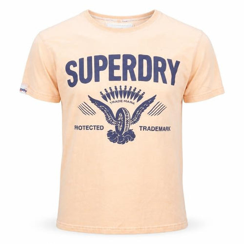 Superdry Men's Orange Vintage Graphic T-Shirt, S