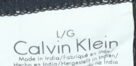 Calvin Klein Men's Black L T-Shirt, Cotton Crew Neck