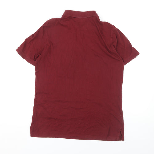 Jack & Jones Men's Red Polo Shirt M, Casual Style