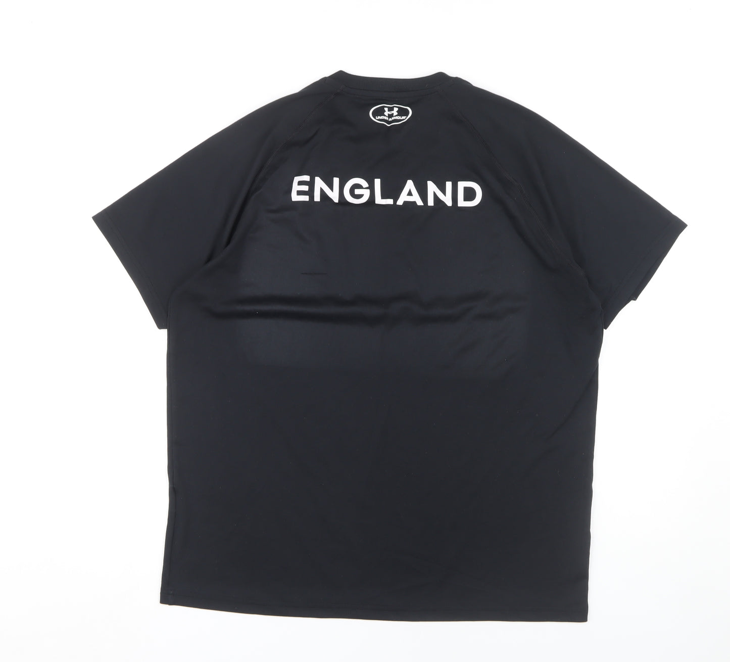 Under Armour Men's Black T-Shirt M Squash Short Sleeve