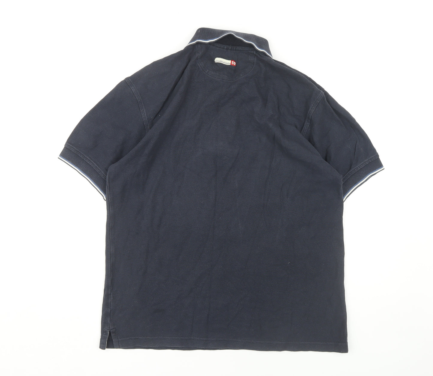 Ellesse Men's Black Polo Shirt - Medium