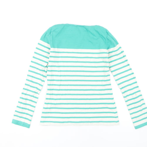 Peter Storm Women’s Green Striped Long Sleeve T-Shirt