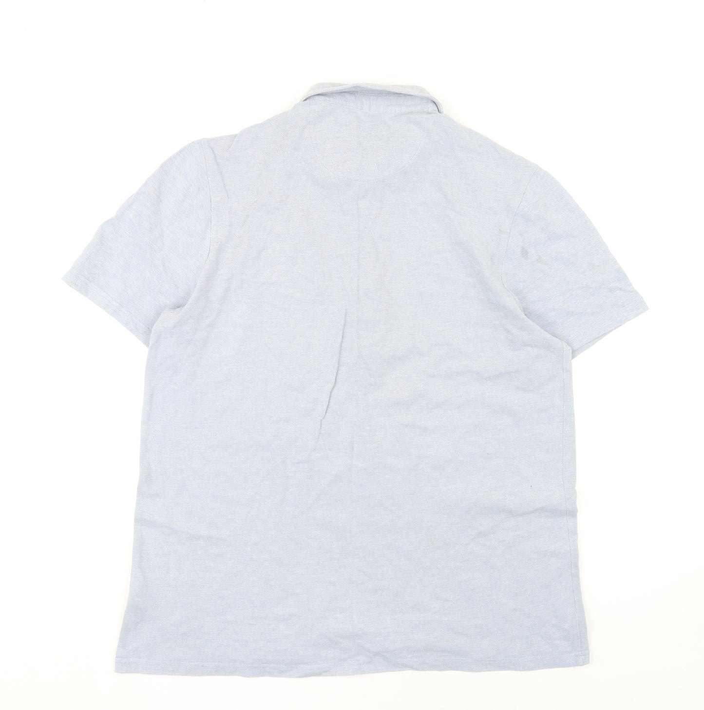 Farah Men's Blue Medium Polo Shirt Short Sleeve
