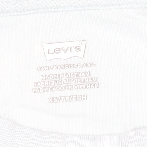 Levi's Women's White XS Long Sleeve T-Shirt