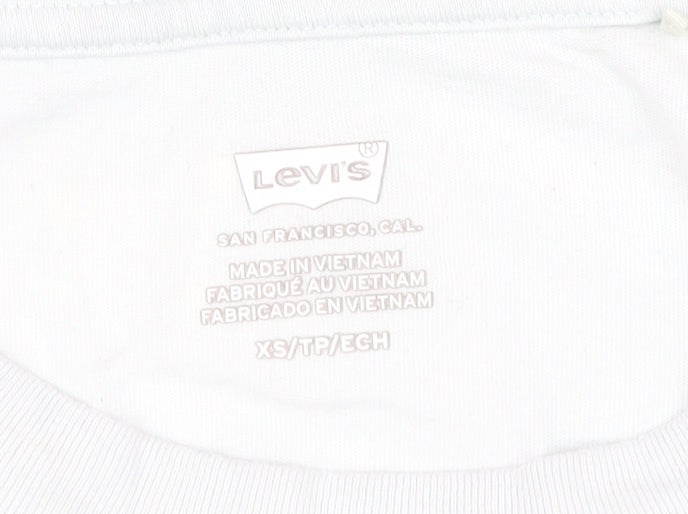 Levi's Women's White XS Long Sleeve T-Shirt