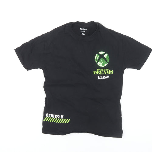 Marks and Spencer Boys Black Xbox T-Shirt, 8-9 Years, Graphic Print