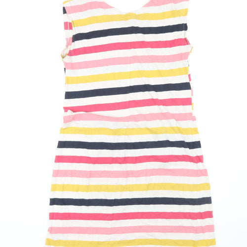 White Stuff Women's Multicoloured Striped Dress, Size 10, Cotton