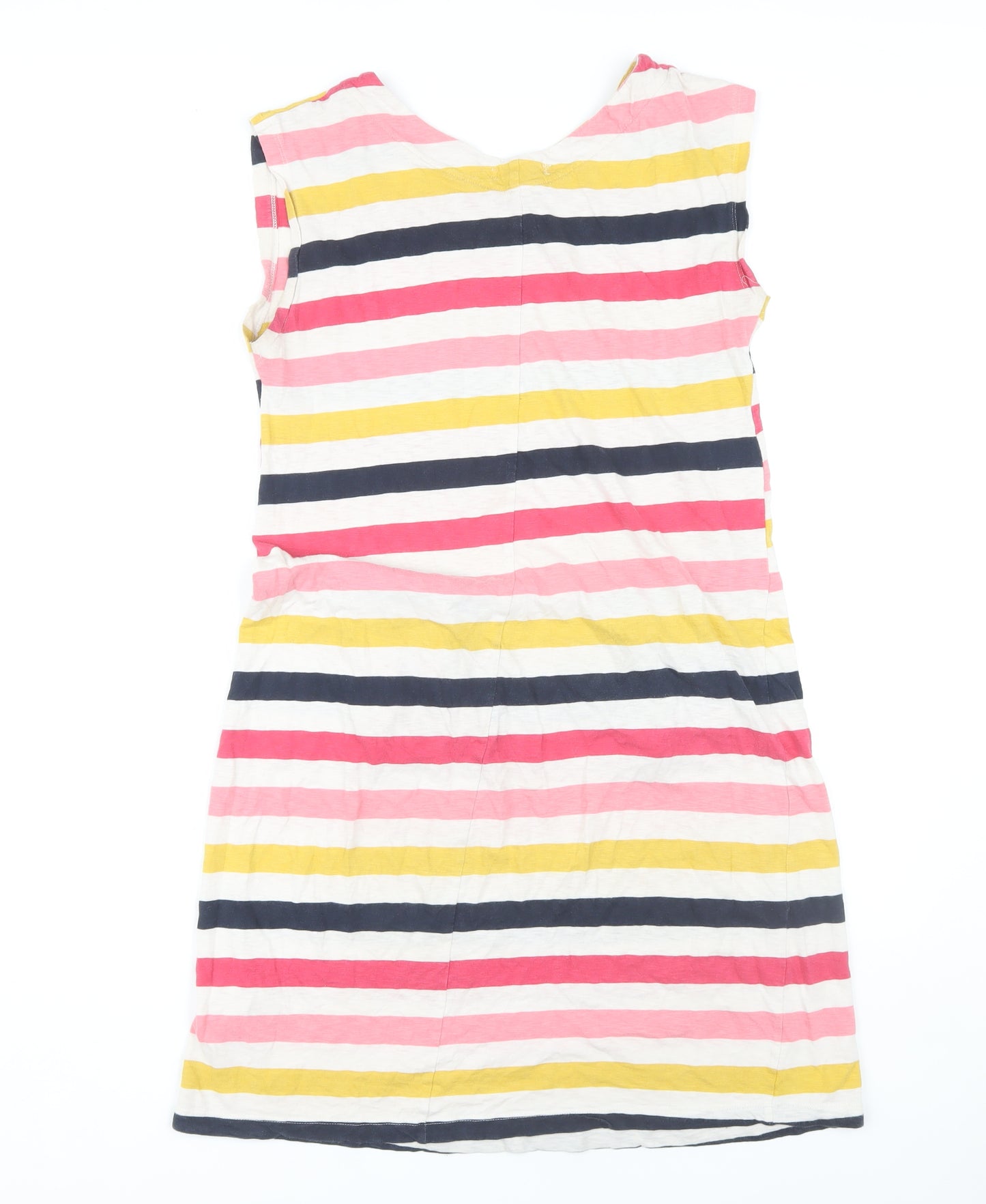 White Stuff Women's Multicoloured Striped Dress, Size 10, Cotton