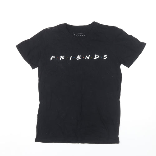 FRIENDS Black Unisex T-Shirt Small