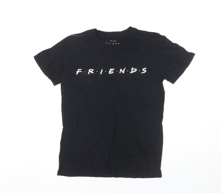 FRIENDS Black Unisex T-Shirt Small