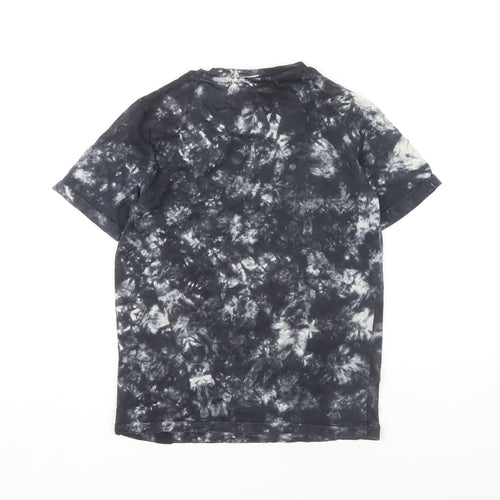 Sonneti Boys Black Tie Dye Logo T-Shirt 10-12 Years New