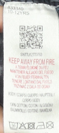 Sonneti Boys Black Tie Dye Logo T-Shirt 10-12 Years New