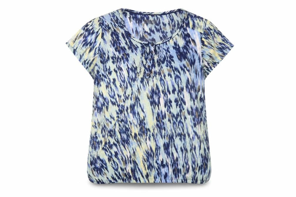Front view of Marks & Spencer Women's Multicoloured Cap Sleeve Top