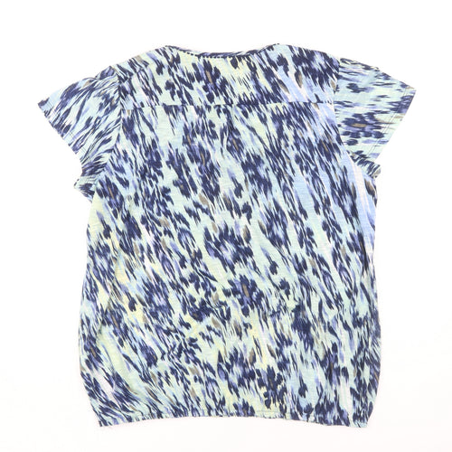 Marks and Spencer Women's Multicoloured Cap Sleeve Top