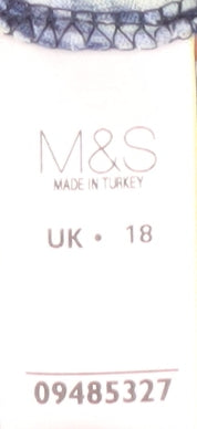 Marks and Spencer Women's Multicoloured Cap Sleeve Top