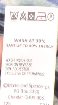 Marks and Spencer Women's Multicoloured Cap Sleeve Top