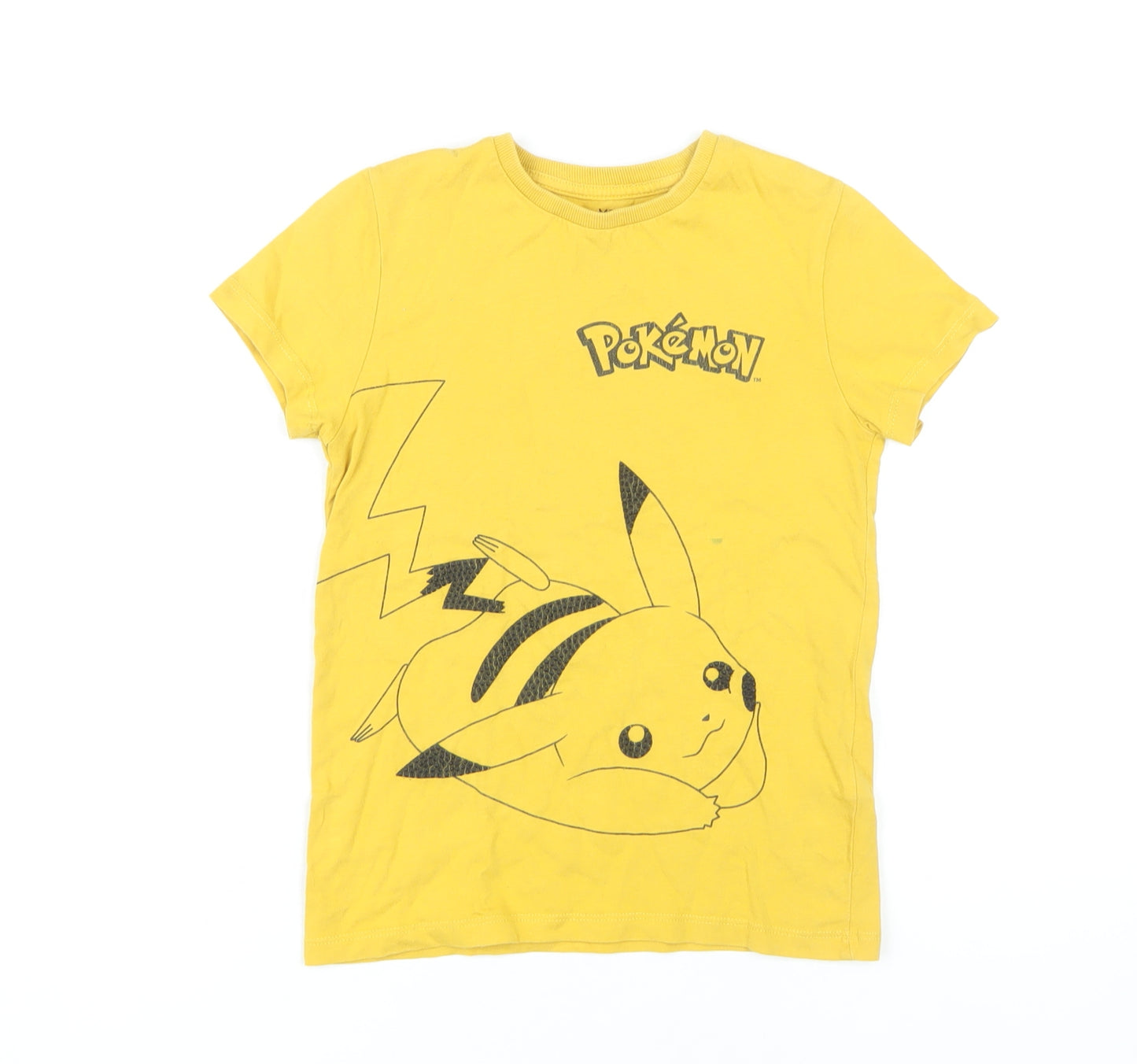 Marks and Spencer Boys Yellow Pokémon T-Shirt 6-7 Years