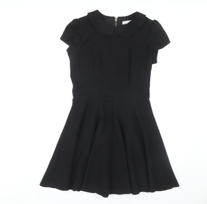 Red Herring Women's Black Fit & Flare Dress, Size 10