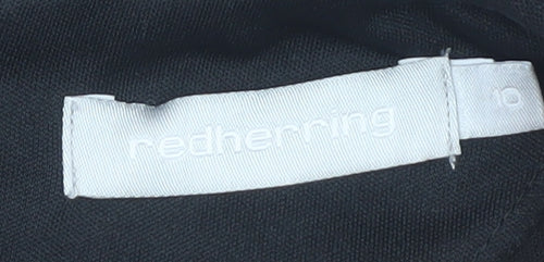 Red Herring Women's Black Fit & Flare Dress, Size 10