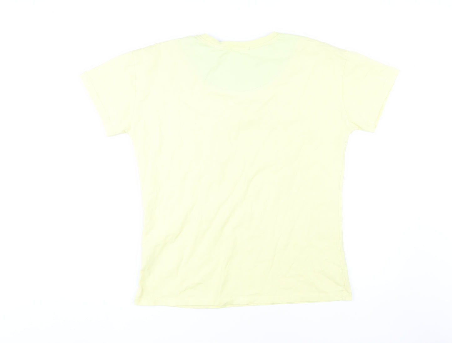 Bottega Veneta Women's Yellow Cotton T-Shirt - Size L