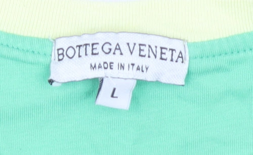 Bottega Veneta Women's Yellow Cotton T-Shirt - Size L