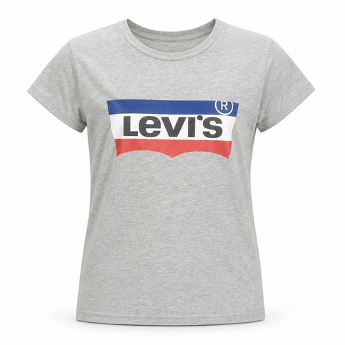 Levi's Girls Grey Logo T-Shirt - Size S, Casual Style