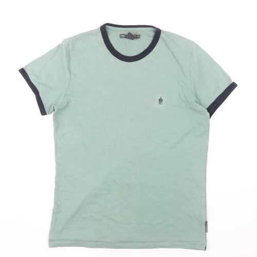 French Connection Men's Green Medium Crew Neck T-Shirt