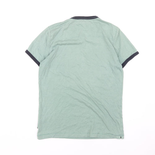 French Connection Men's Green Medium Crew Neck T-Shirt