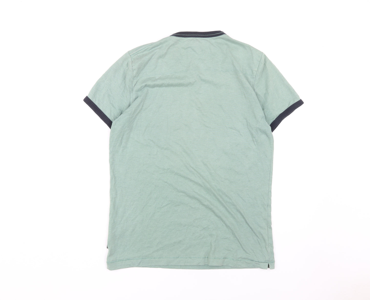 French Connection Men's Green Medium Crew Neck T-Shirt