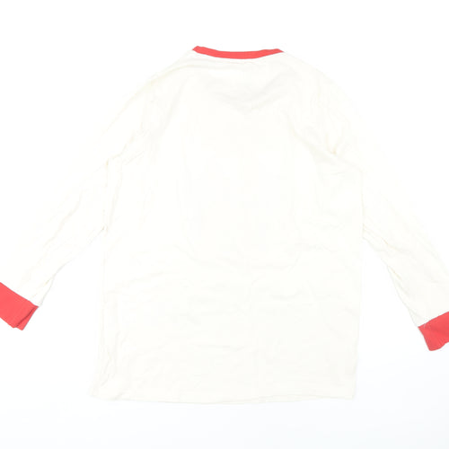 Disney Women's White Minnie Mouse Christmas Nightshirt 12-14