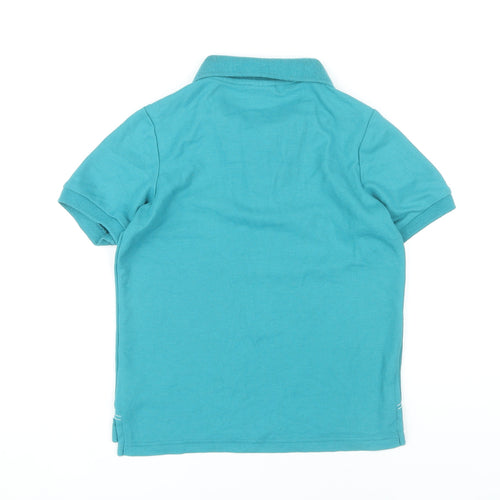 Slazenger Boys Polo Shirt Blue 9-10 Years Short Sleeve
