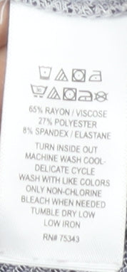 Christian Siriano Women’s Blue Striped T-Shirt, Size S