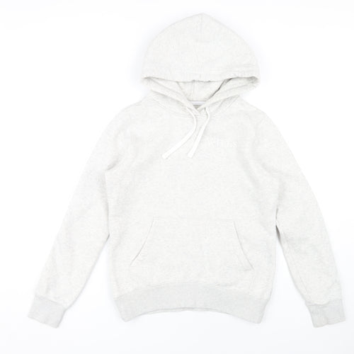 Jack Wills Unisex White Pullover Hoodie Size 6