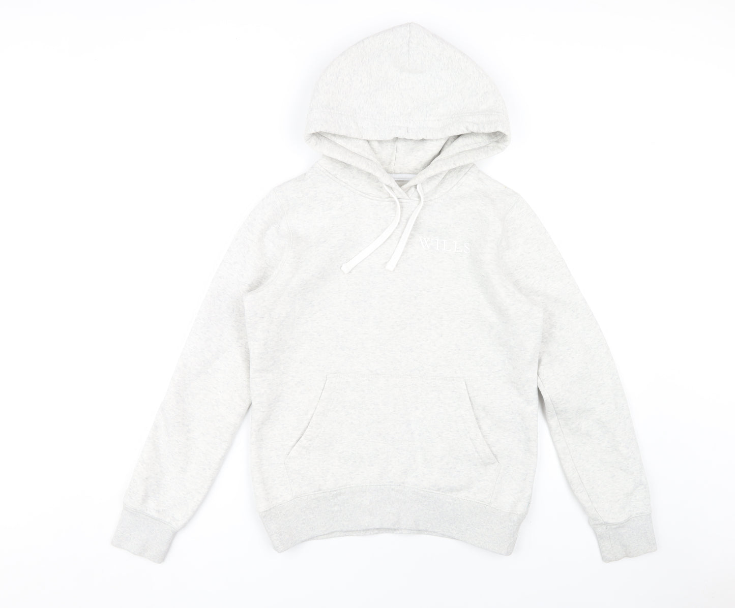 Jack Wills Unisex White Pullover Hoodie Size 6