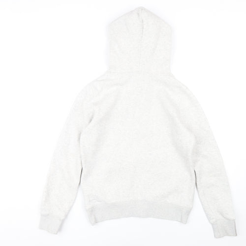 Jack Wills Unisex White Pullover Hoodie Size 6