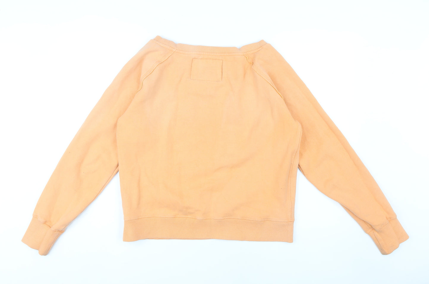 do Women’s Orange Sweatshirt M Logo Raglan Casual