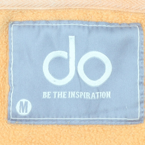 do Women’s Orange Sweatshirt M Logo Raglan Casual