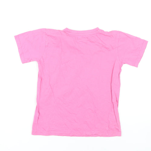 Edward Sinclair Pink Girls T-Shirt 7-8 Years Graphic Print